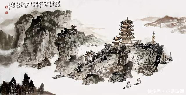 名楼|崔颢写在黄鹤楼的诗,因其恢宏的气势和艺术魅力,被誉为千古绝唱,连李白都自叹不如