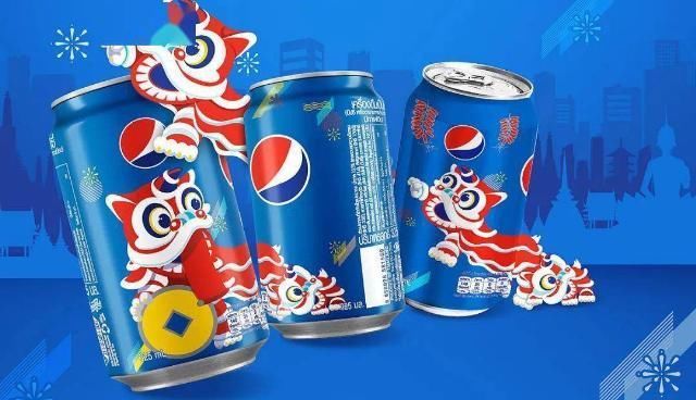 联名|百事可乐联名人民日报包装设计开启“热爱”模式