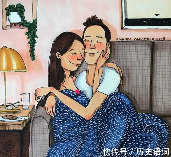 两个人！女插画师创作的20张展现了真实恋爱关系的插画