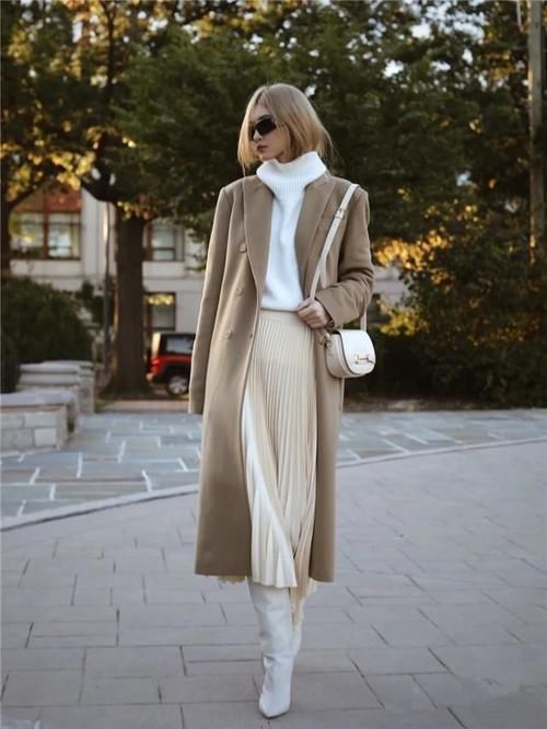 今年大衣越长越时髦！身高仅158的女生，穿上这几款，显高有气质