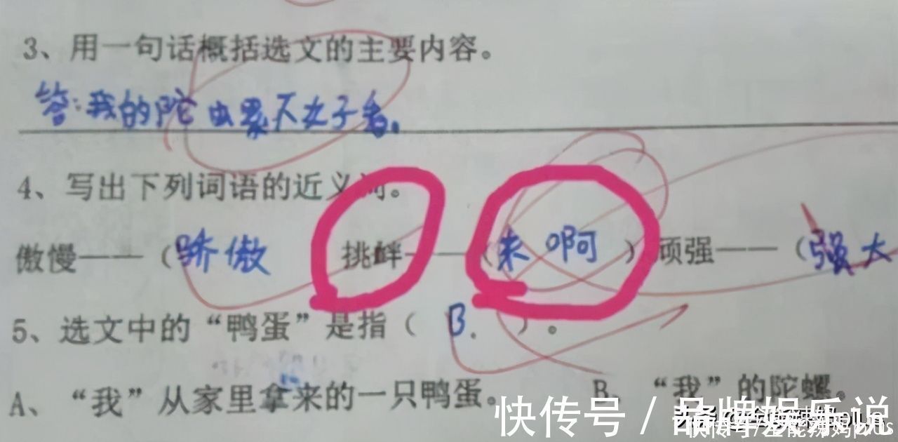 段子手|“妈妈3天没揍我了！”小学生0分作文火了，网友：天生段子手