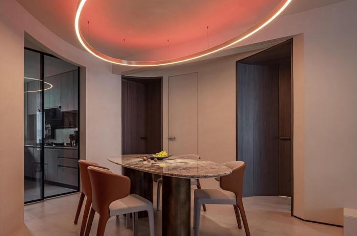 卫生间|看了她家,才知道灯光设计有多强大,哪怕刷大白,也超有氛围感