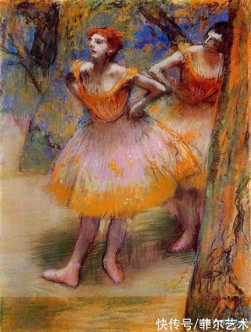 安格尔$法国艺术大师埃德加·德加舞女125幅油画作品,美翻了
