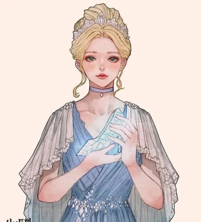 灰姑娘|另一种画风的迪士尼公主，美艳傲人的白雪，手捧水晶鞋的灰姑娘