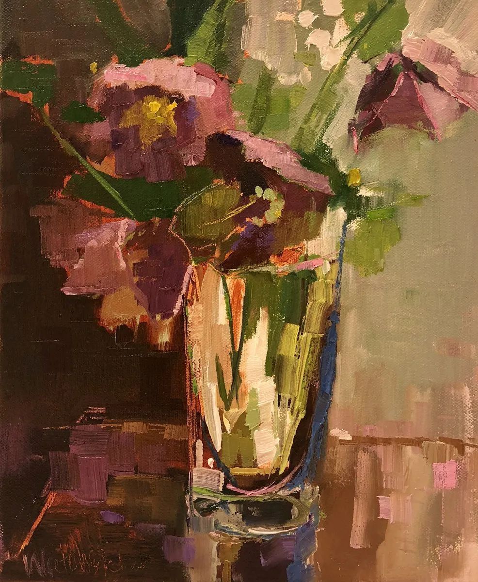 笔力独到，气势如虹，看看这二位的油画