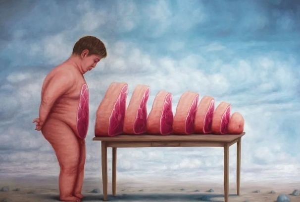 动物们&胆小谨点,插画师笔下的诡异动物看完一秒清醒!