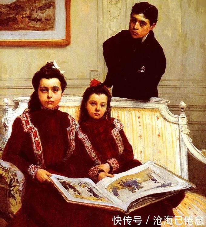 肖像画#法国画家弗拉芒笔下优雅的贵族女子