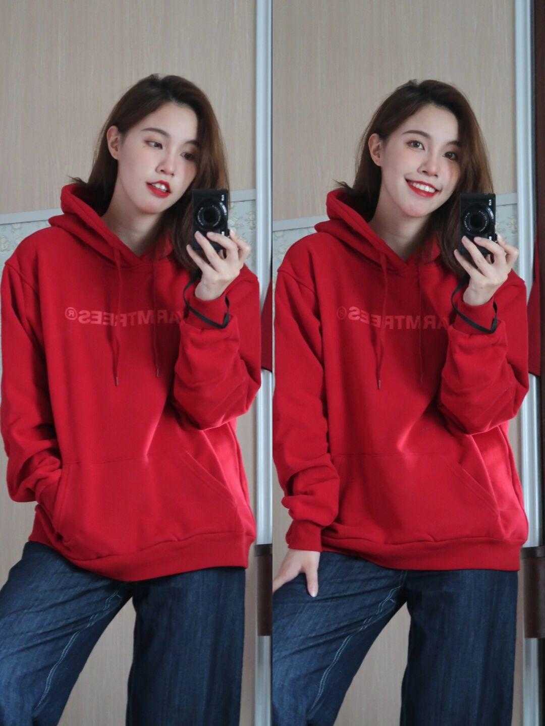 喜庆 元旦跨年如何穿?原来红色外套这么喜庆,太适合跨年了