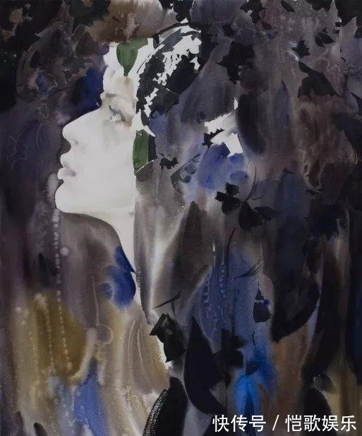 艺术家!水墨韵味,乌克兰艺术家斯拉瓦·普里切德水彩人物作品欣赏