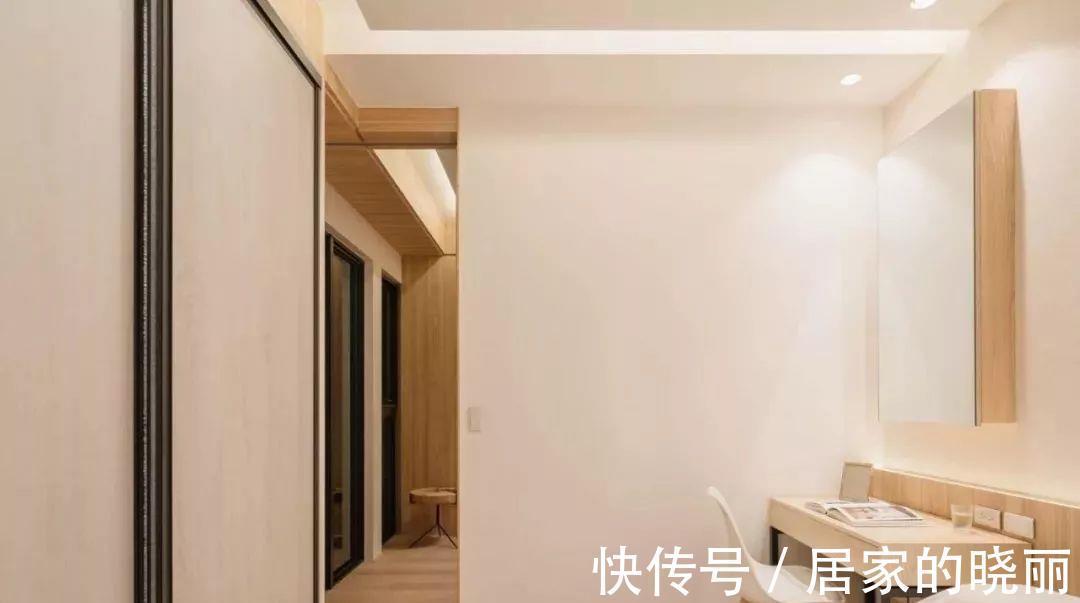 舒适感|56平的日式风小户型二居室,木与白营造的舒适感