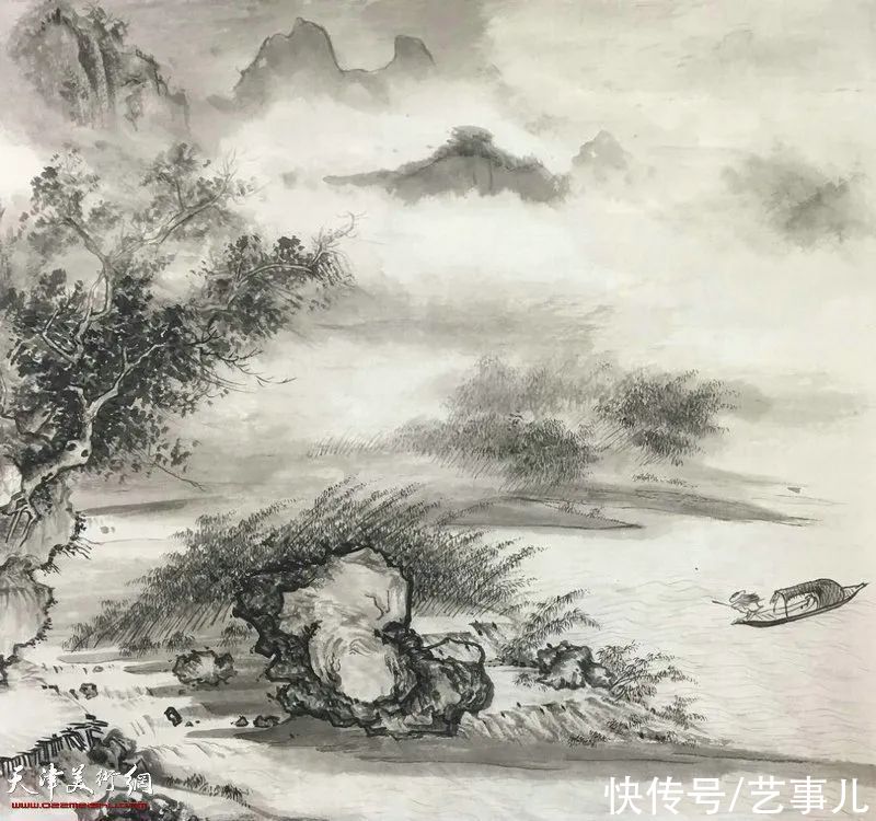 汤莉|天津美术学院首届“水墨为上”山水画高研班教学回顾