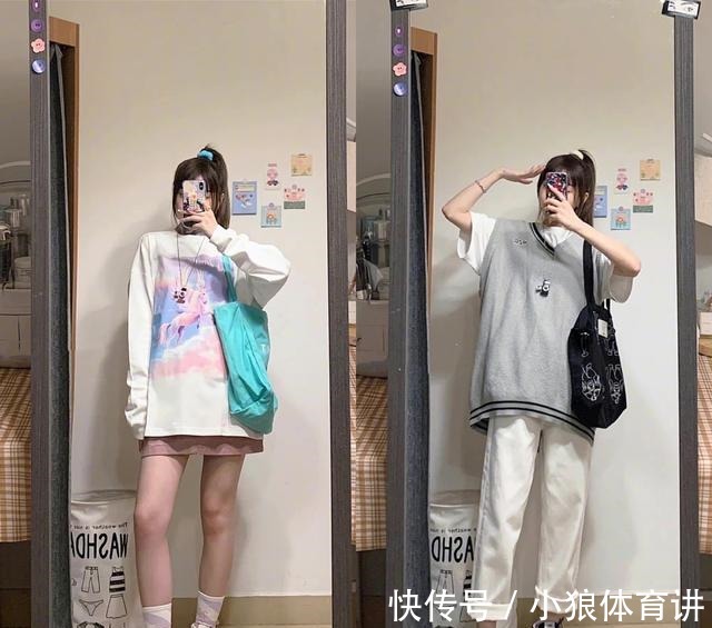 帆布包 一看就“气质”的开学穿搭，时髦有气质，适合学生党选择！
