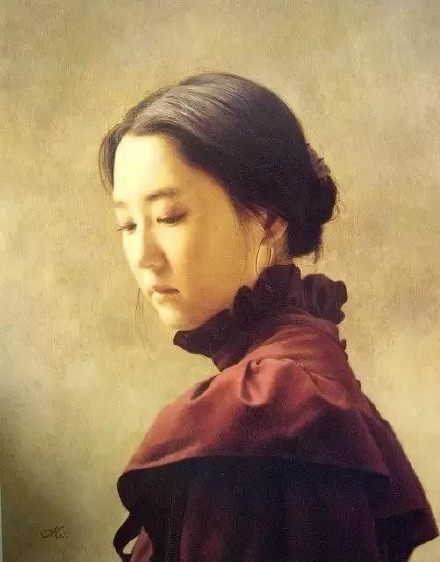 油画@日本著名油画家 森木草介,一辈子只画一个模特经典作品欣赏