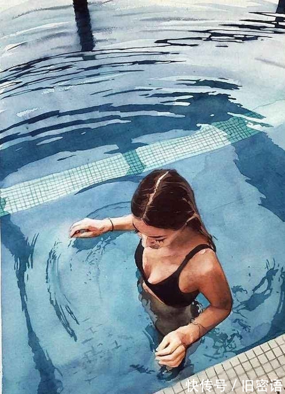 绘画|婀娜妩媚，水色交融——贝卡里令人赞叹不已的人体肖像画