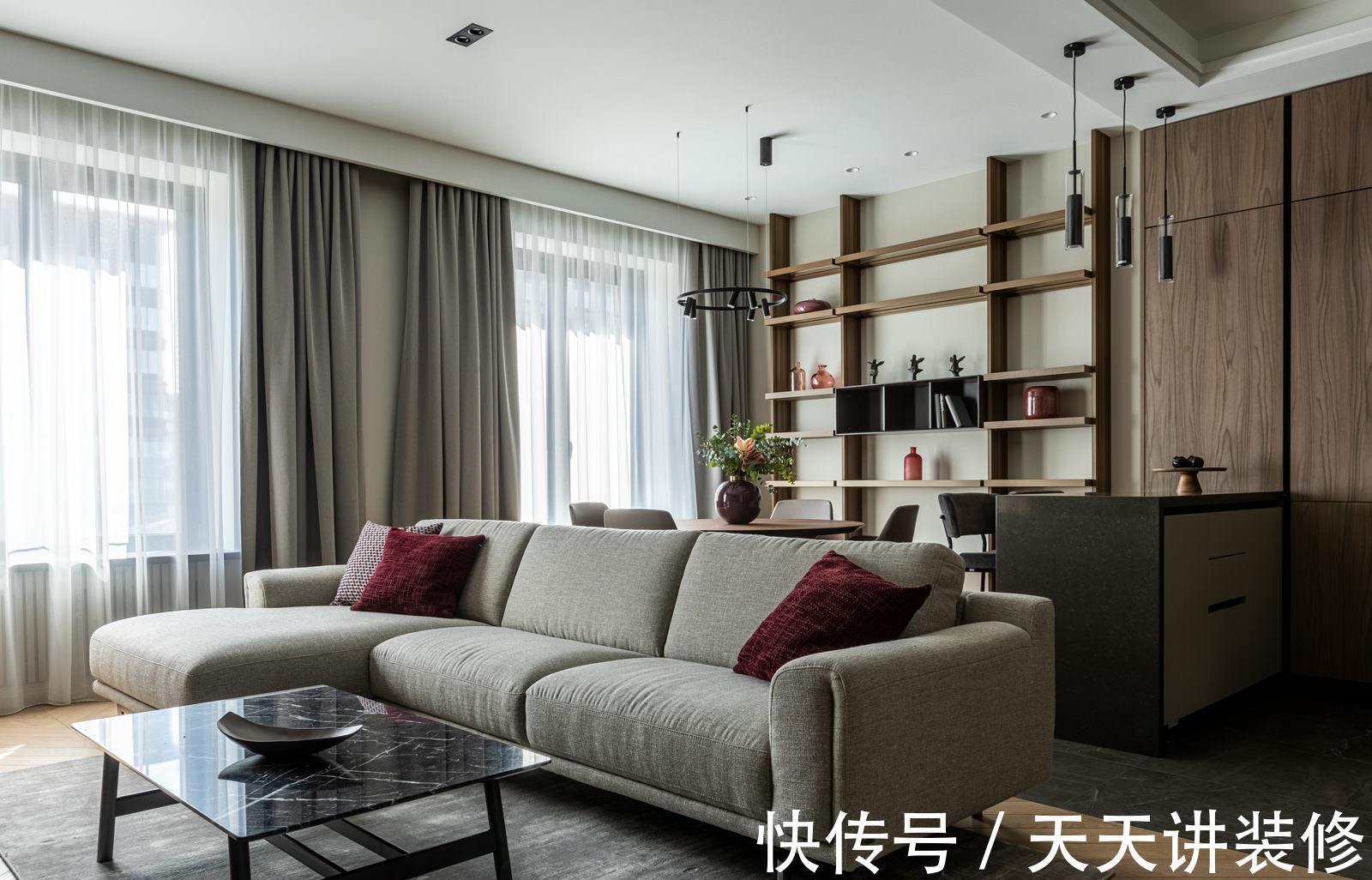 书籍|你知道客厅书架墙吗?装修设计的满满文艺感,书籍惊艳时光