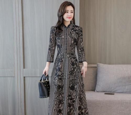 过年回家，就穿“欧版”连衣裙+高跟鞋，高端大气上档次！