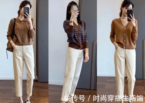 裤子|天凉了,裙子收起来吧!今年流行“薄外套+裤子”,保暖还显气质