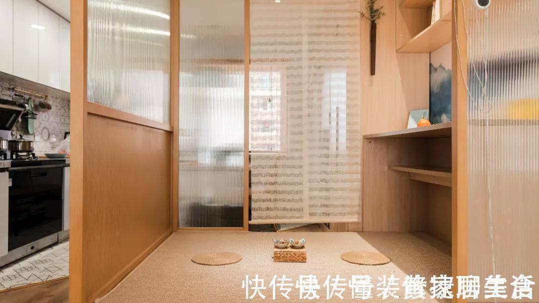 书房|89㎡日式风格装修效果图,拆掉一面墙,多出一间房!