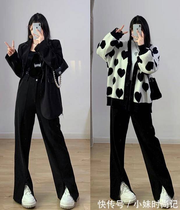 垂感 胯宽腿粗的女生,冬天穿什么裤子显瘦又好看?