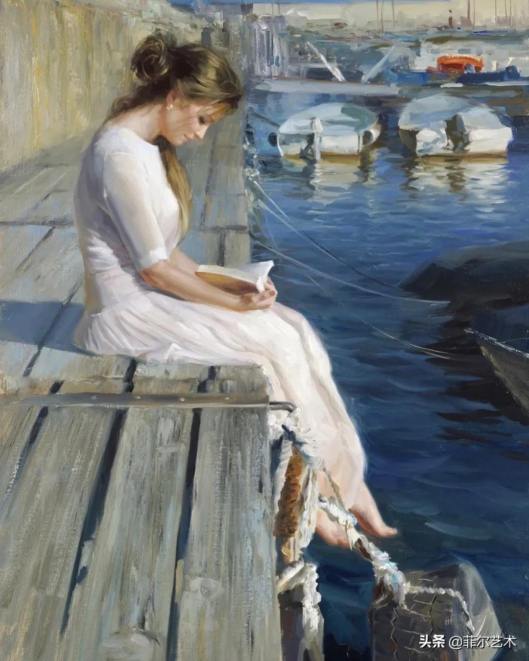 斯维尔德洛夫斯克$犹如花朵绽放,美得让人难忘~俄罗斯画家人物油画作品欣赏