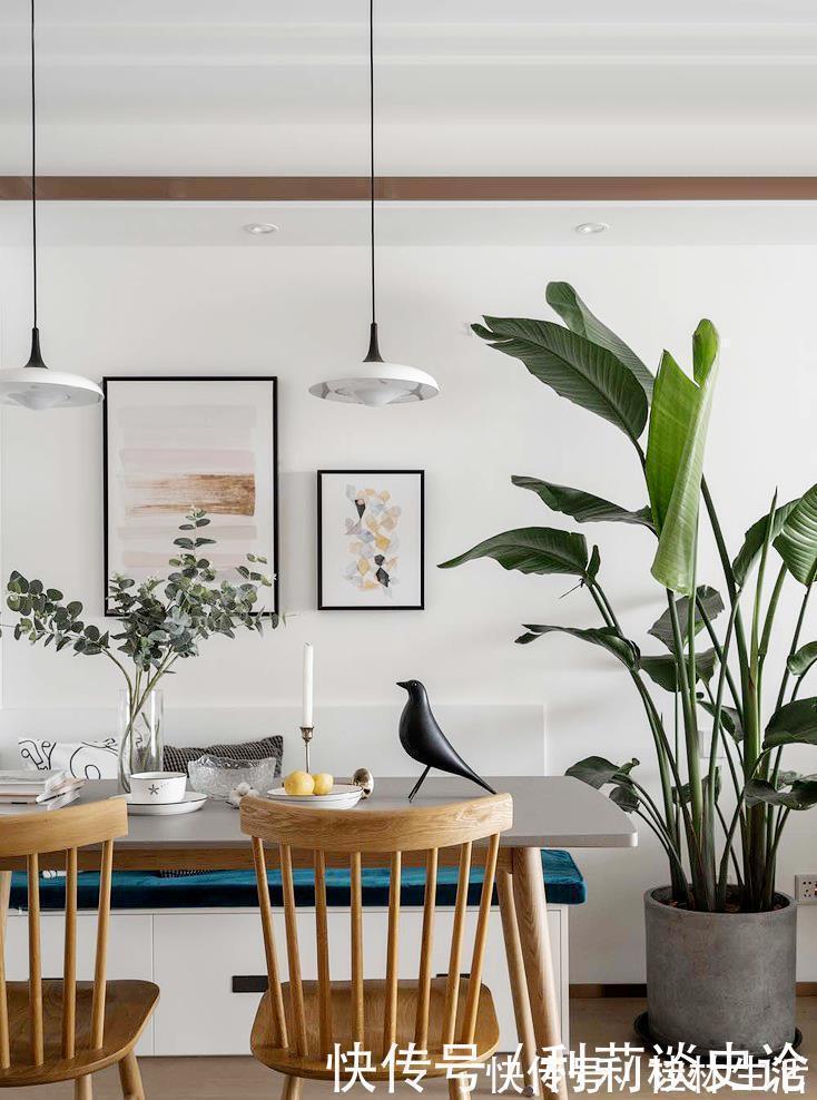 北欧风|看看人家的设计,110㎡简约北欧风,清新明亮有格调!美翻了