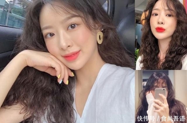 适合圆脸的羊毛卷发型,慵懒自然又时髦,视觉巧遮脸型显瘦~