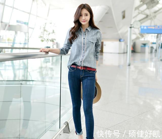 美女|长得漂亮,身姿妩媚的牛仔裤美女,大长腿让人羡慕!