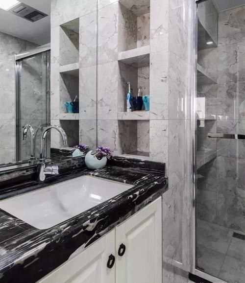 壁龛|不用花3千买储物柜,把卫生间这堵墙做壁龛,颜值高,好用到爆