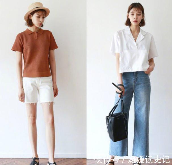 深色 夏末初秋穿宽松点才好看,分享一组日系穿搭,清爽高级还不显胖