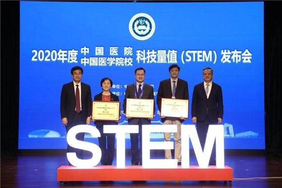 医院|2020年度中国医院科技量值(STEM)发布——北医三院综合排名第七