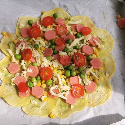 黑胡椒|酥脆土豆片披萨