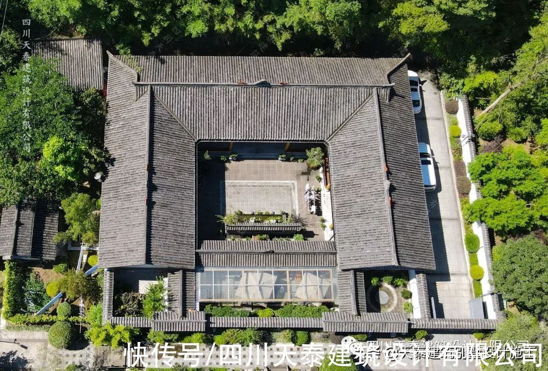 实景|四川眉山一层中式乡村别墅完工实景 农村别墅自建房 眉山施工队