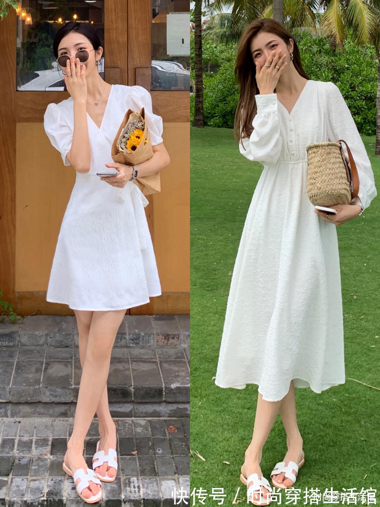 有气质|讲真的，30+女人立秋后这样穿连衣裙，出门简单又有气质