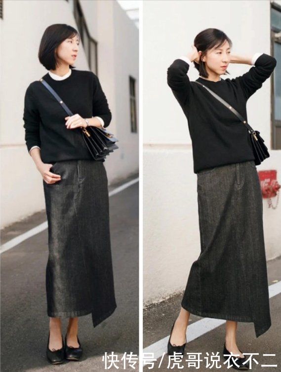 又一位简约风博主火了，“一裙多穿”圈粉无数，每一套都超优雅