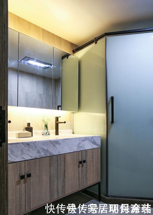 衣帽间|102平现代轻奢风三居室,一家四口这样住就好