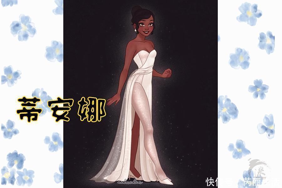 梦幻婚纱|迪士尼公主的“梦幻婚纱”,贝儿像孕妇,全场最美竟不是艾莎