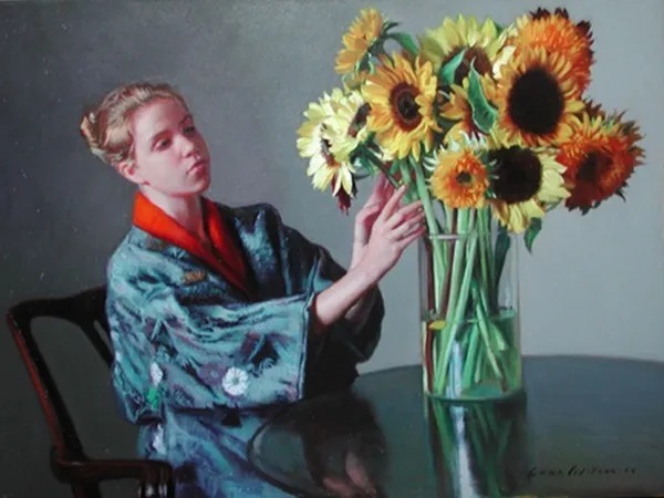 埃文@这色彩、光感、笔触,表现淋漓尽致!他的油画令人陶醉!