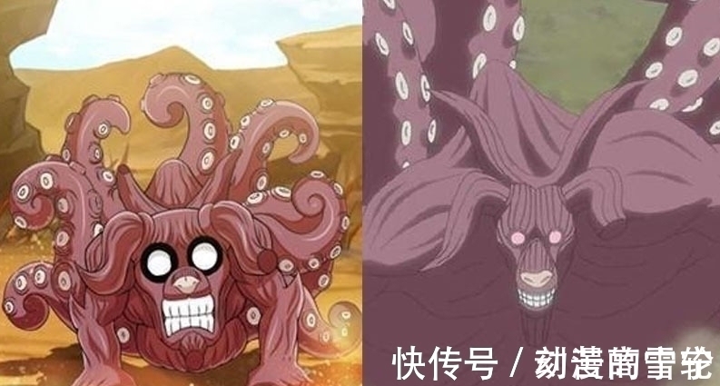尾兽|火影忍者:九只尾兽小时候和现在对比,你最想养哪一只?