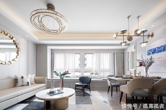 户型|这才是现代轻奢风,96㎡三室一厅,小户型住出别墅范!