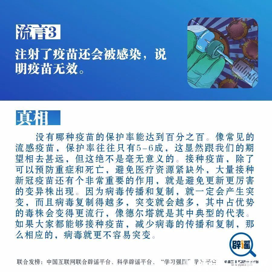 疫苗|打疫苗都扛不住德尔塔了?这5个流言可别信