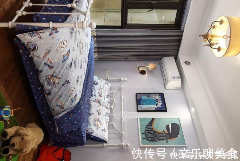 置物架|145平米的美式风格，原来三居室还可以这样装修