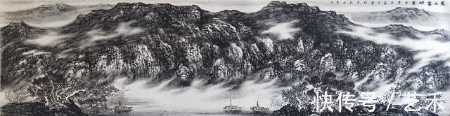 画家|著名焦墨云雾山水画家林晓丽----新没骨水墨淡彩风景艺术