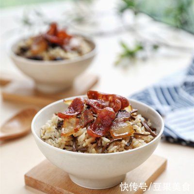 腊味饭|APIXINTL电压力锅：茶树菇腊味饭