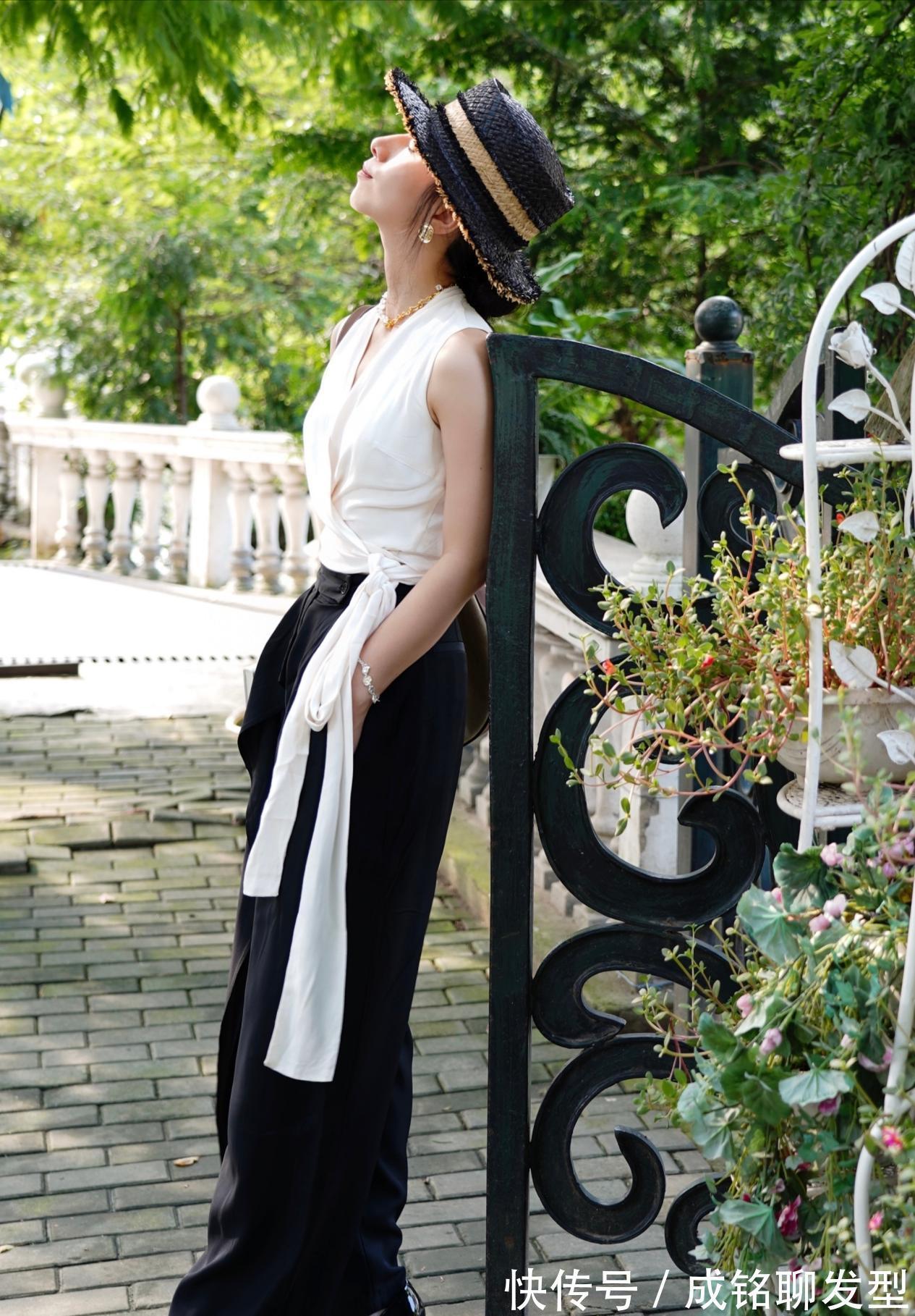 知性|减龄又有高级感，时尚博主精致夏装搭配，知性优雅时尚感满满