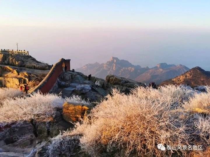 登泰山之巅，观云雾升腾铺陈成海，看云层姿态万千仿若画卷