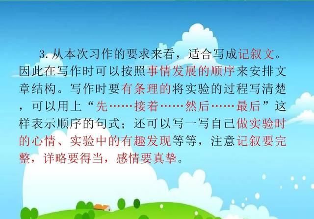 小学语文三年级下册习作《我做了一项小实验》微课视频+图文详解