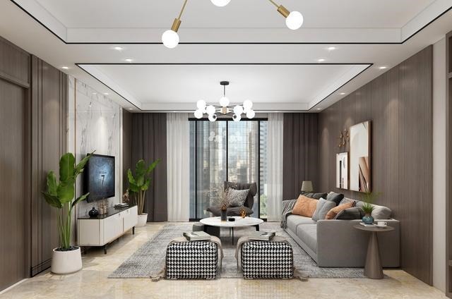 业主|现代简约大平层，时尚的白灰色调，尽显优雅别致！