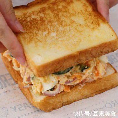 三明治|减肥期必吃的营养早餐三明治，超好吃