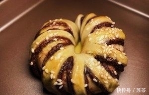 面包|家庭早餐包做法,豆沙面包卷,简单美味营养,吃不够,试试吧