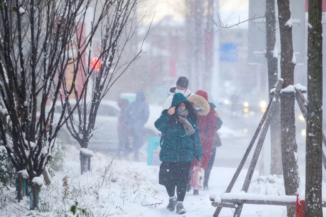 孙俊杰|多图！雪中的烟台高新区美出新高度